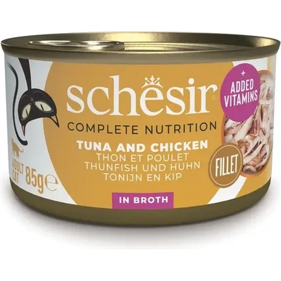 Schesir CompleteTuna and Chicken with Rice in broth риба тон и пиле с ориз в собствен сос 85gr