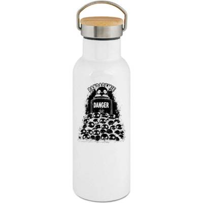 123TRIKO termoska Pandademie, černý tisk 500 ml vtipné