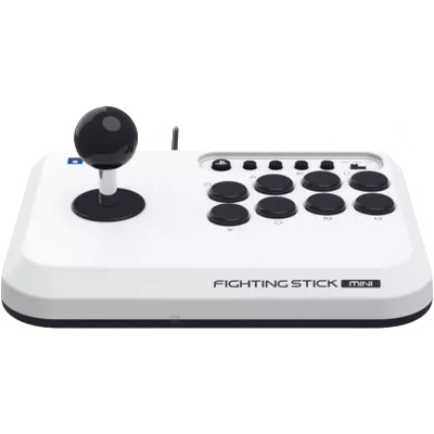HORI Fighting Stick Mini, PlayStation 5, PlayStation 4, Аркаден, Бял, Жичен контролер (SPF-038U)