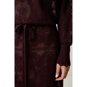 TWINSET рокля тип пуловер с памук (262TF3033)