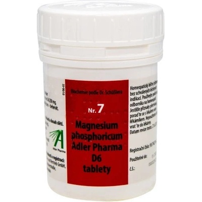Adler Pharma Schüsslerovy soli Nr. 7 Magnesium phosphoricum D6 2000 tablet