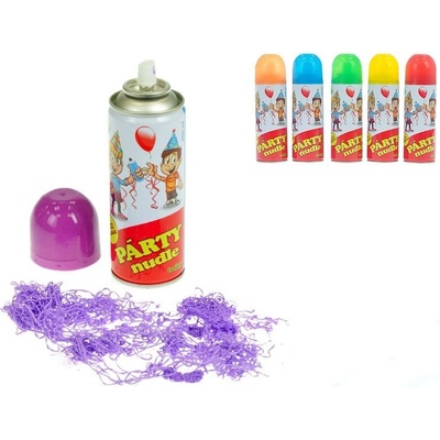 Párty nudle špagety ve spreji 17cm 250 ml 6 barev karneval – Zboží Dáma