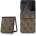 GUESS Гръб Guess PU Leather 4G Colored Ring Magnetic Case за Samsung Galaxy Z Flip 7 - Кафяв
