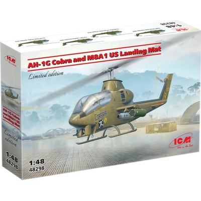 ICM Bell AH-1G Cobra and M8A1 US Landing Mat Limited Edition 1:48