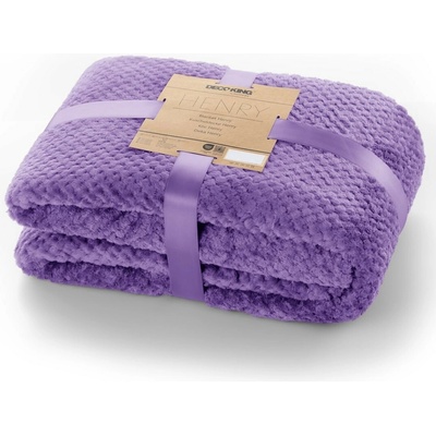 DecoKing Deka z mikrovlákna Toby fialová 150x200
