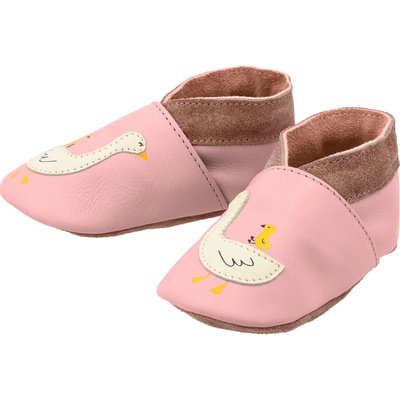 lupilu dětské kožené capáčky světle růžová – Zboží Dáma