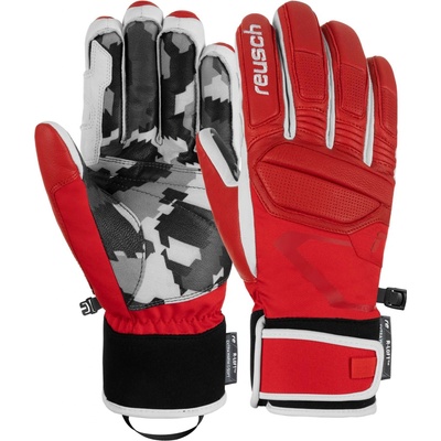 Reusch Marco Odermatt fire red / grey camo