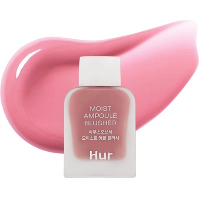 House of Hur Moist Ampoule Blusher Hydratační tekutá tvářenka 06 Cherry Blossom Mini 10 ml
