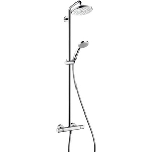 Hansgrohe Croma 220 - Душ комплект Showerpipe с термостат, 22 cm, 4 струи, хром 27185000 (27185000)