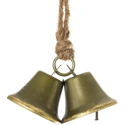 EUROFIRANY VIANOČNÁ DEKORÁCIA BELL 7 CM ZLATÁ