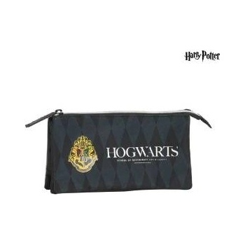Harry Potter Пътническа Чанта Harry Potter Hogwarts Троен Harry Potter Черен Сив (22 x 12 x 3 cm) (22 x 3 x 12 cm)