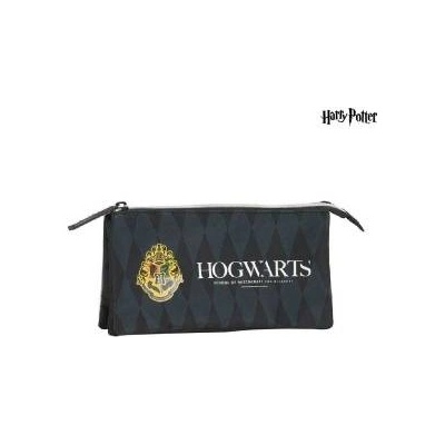 Harry Potter Пътническа Чанта Harry Potter Hogwarts Троен Harry Potter Черен Сив (22 x 12 x 3 cm) (22 x 3 x 12 cm)