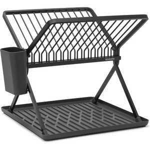 Brabantia Стойка за сушене на съдове, сгъваема, сива, Brabantia (BRAB139406)