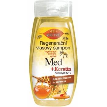Bione Cosmetics Regenerační vlasový šampon MED + KERATIN + Q10 260 ml