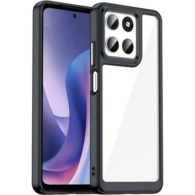 Motorola Прозрачен калъф с Цветна Рамка за Motorola Moto G67 Power 5G / G57 Power 5G - Акрил+TPU, Вкл. Протектор - 5 Цвята