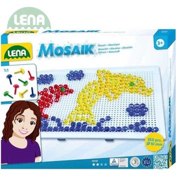 Lena 35606 Mozaika velká klobouček 10 mm krystal