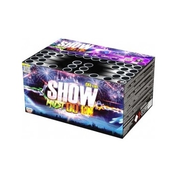 Show must go on 64 ran 30 mm kompaktní ohňostroj