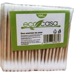  Ecocasa клечки за уши, Еко, 100 броя
