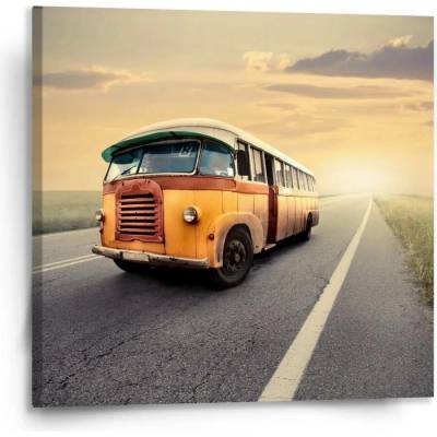 Sablio Obraz Autobus veterán - 110x110 cm