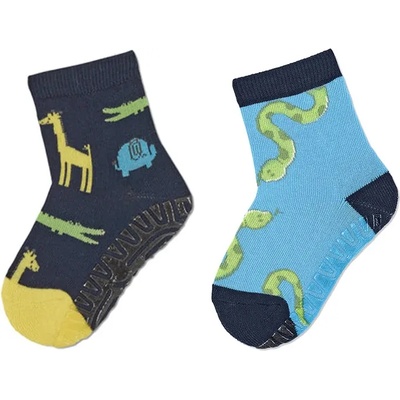 Sterntaler Детски чорапи със силиконова подметка Sterntaler - 19/20, 12-18 месеца, 2 чифта (8032220-300)