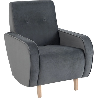Nordic Design Doble tmavě šedé sametové