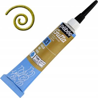 Pebeo farby na textil zlatá 20 ml