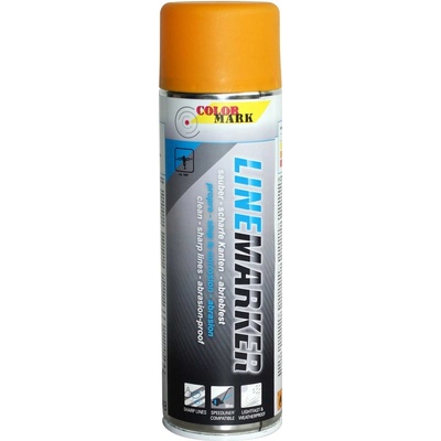 COLOR MARK LINEMARKER - sprej na trvalé značenie čiar na parkovisku - trvalé zvislé - žltý - 750 ml