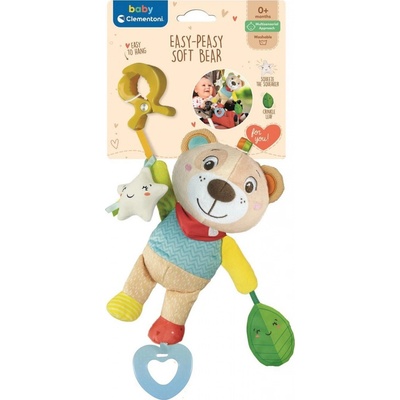Clementoni Plush Clip & Go Méďa 8005125177080