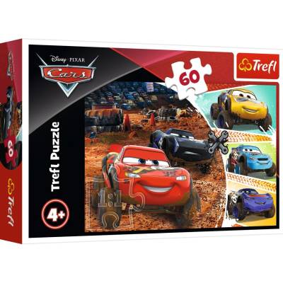 Trefl Пъзел Trefl от 60 части - Маккуин Светкавицата и приятели (17327)