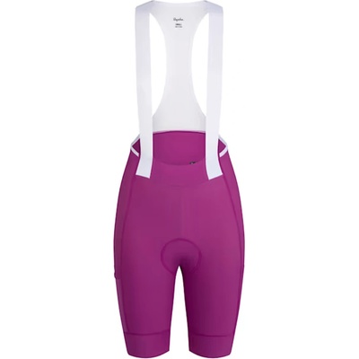 Rapha Women's Brevet Element Bib Shorts Amethyst/White Alyssum