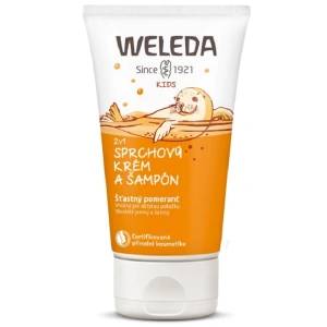 Weleda 2в1 спрей крем и шампоан 150 мл портокал