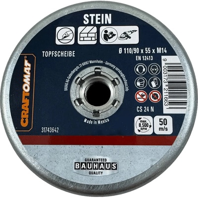 Craftomat Brúsny kotúč 110 mm 34689419