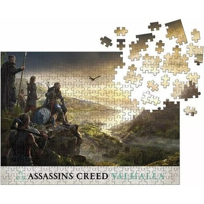 CurePink Assassin's Creed Valhalla: Raid Planning 51 x 69 cm 1000 dílků