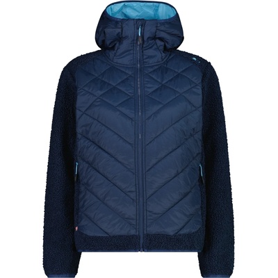 CMP Дамско синтетично яке CMP Women's Jacket Hybrid Fix Hood Fleece jacket - Blue Ink - размер 34 (EU) (104-5444-0111)