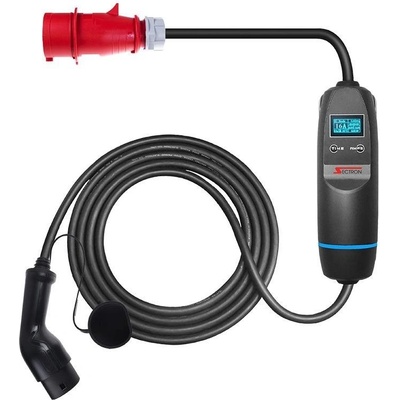 Sectron přenosná nabíječka pro elektromobil 16 A 400 V CEE 5pin Type 2 délka 10 m – Zbozi.Blesk.cz
