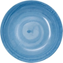 Villa Altachiara Svetlomodré hlboké porcelánové taniere v súprave 21 cm Tangeri blue 6 ks