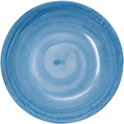 Villa Altachiara Svetlomodré hlboké porcelánové taniere v súprave 21 cm Tangeri blue 6 ks