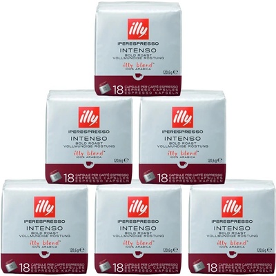 Illy IperEspresso Dark Kávové kapsle 6 x 18 ks