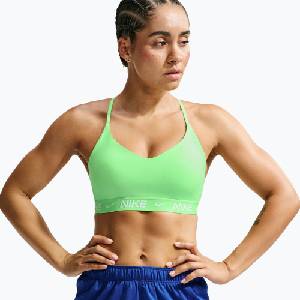 Nike Спортен сутиен Nike Indy Light Support illusion green