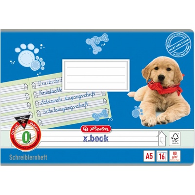 Herlitz Sešit A5 linka lineatura 0