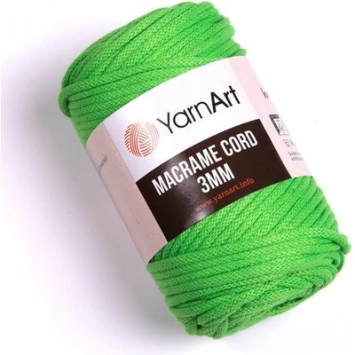 YarnArt Macrame Cord 3mm Barva: Macrame Cord 3mm 802 neonově zelená