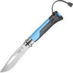 Opinel Туристически сгъваем нож Opinel №8 Outdoor Soft Blue, острие 8.5см (001576-pe)