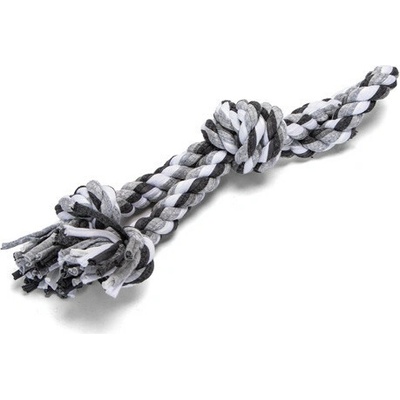 Nobleza bavlněné lano s hrubým uzlem 32 cm šedá
