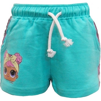 EPlusM dívčí kraťasy Lol em0237 tyrkysová