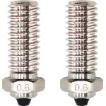 QIDI Tech Биметална дюза за X-Smart 3/X-Plus 3/X-Max 3/Q1-Pro - Комплект от 2 бр. - 0, 6 mm (728683350068)