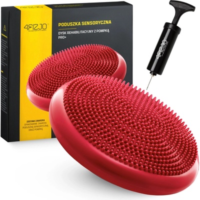 4FIZJO Senzomotorický vankúš PRO+ 33cm červený