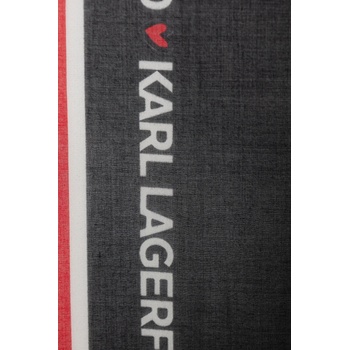Karl Lagerfeld Шалче с коприна Karl Lagerfeld IKON VALENTINE в черно с десен B1W33106 (B1W33106)