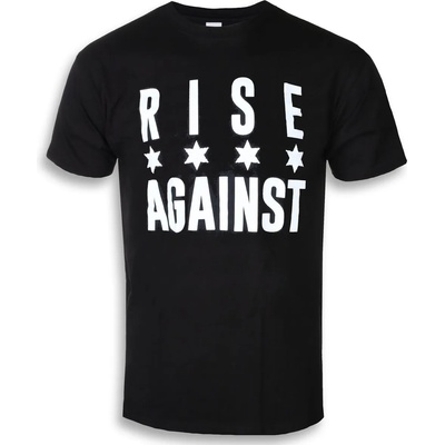 KINGS ROAD тениска метална мъжки Rise Against - Чикаго Флаг Бяла - KINGS ROAD - 20099911