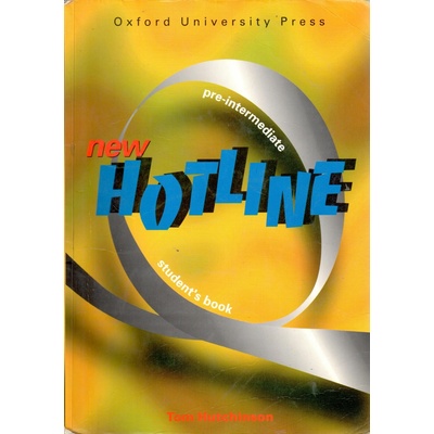 New Hotline Pre-intermediate Student's Book - Hutchinson Tom