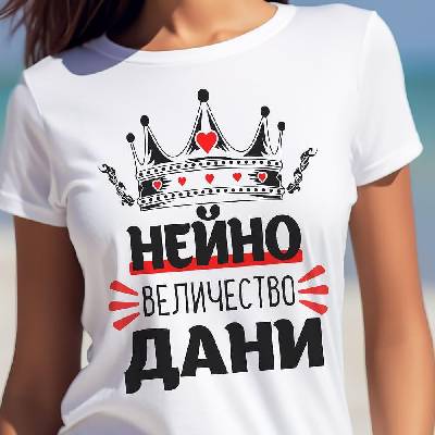 Тениска - Нейно величество Дани